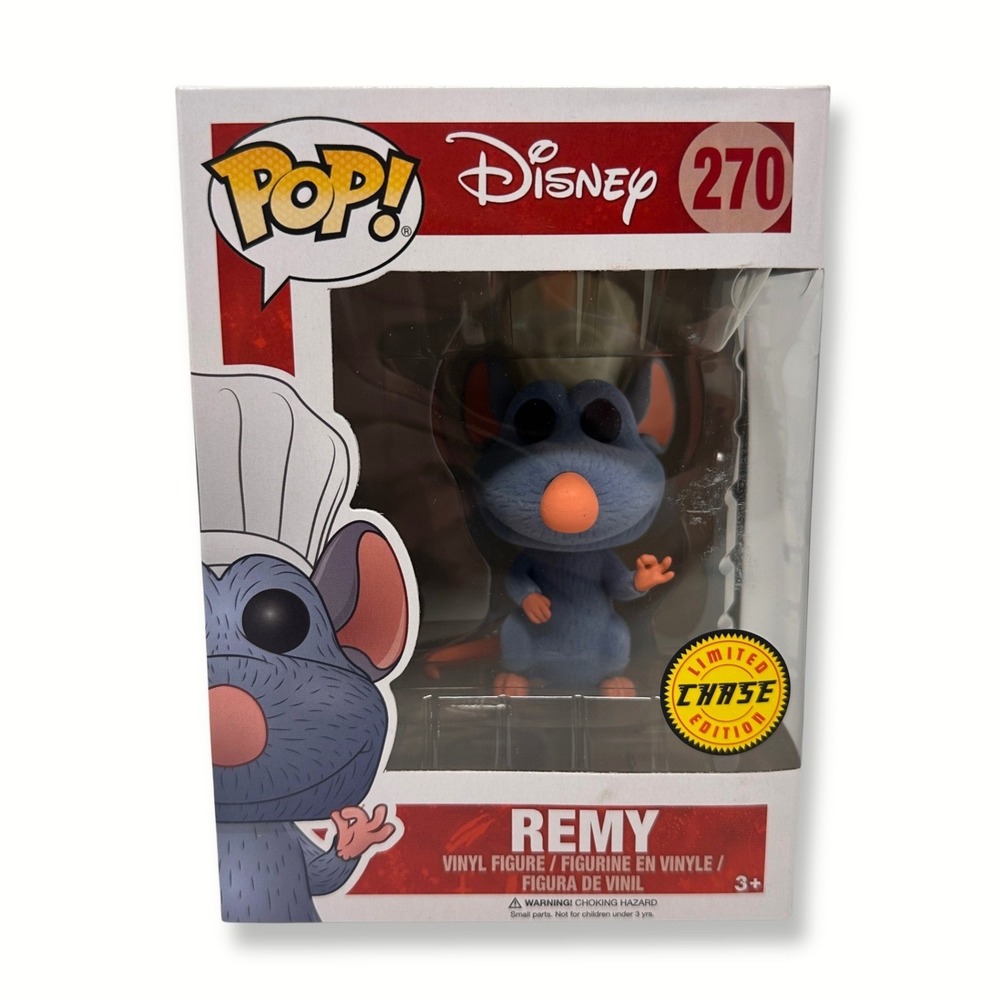 Funko Pop Remy #270 Ratatouille Flocked Limited Edition Chase w/ Protector